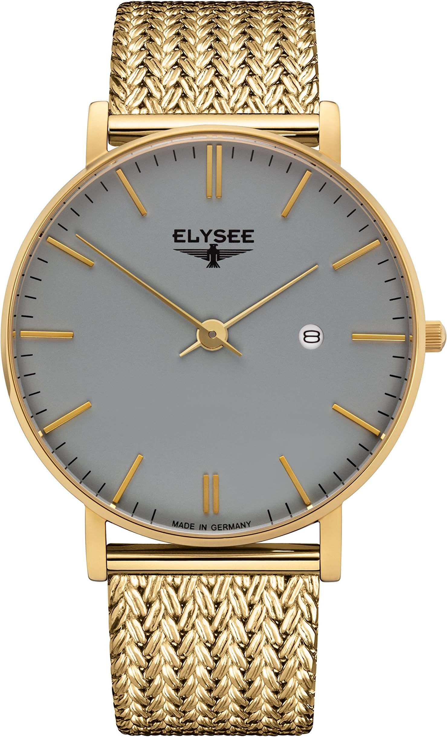 Unisex Adult Analogue Quartz Watch with Stainless Steel Strap 98002M