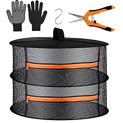 Desy & Feeci Herb Drying Rack- 2ft Diameter 2 Layer