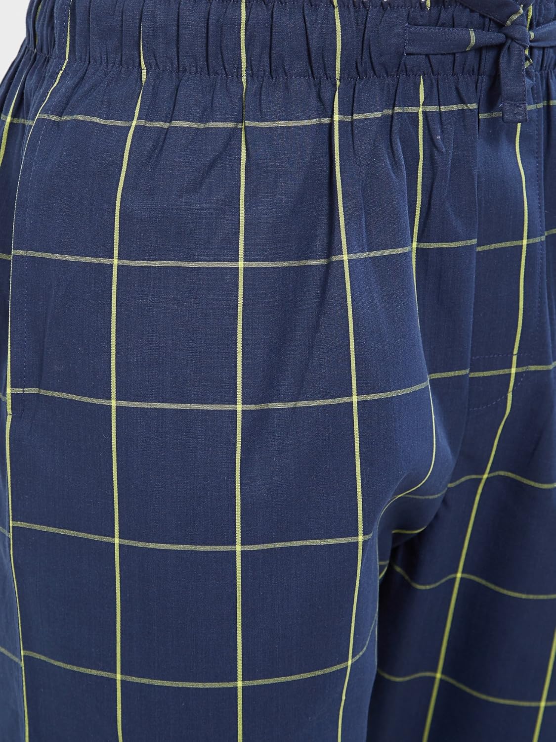 xyxx men's lime checks pyjama