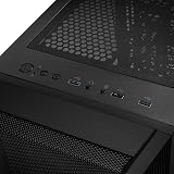 Kolink Citadel Mesh Micro ATX Case Black Tempered Glass Full Mesh Front view 5
