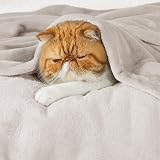 Bedsure Fleece Blanket 220x240 cm Beige Soft Warm Throw for Bed Sofa view 4