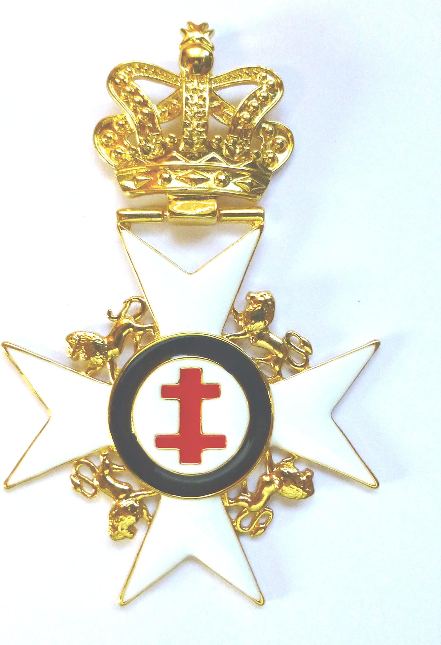 Masonic Knight Templar Past Preceptor Collarette Jewel - LR322