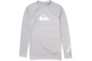 Quiksilver Boys' Youth All Time Long Sleeve Rashguard Surf Shirt 50+ UPF