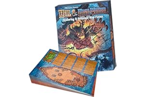 Dungeon Craft Hell & Highwater Game, Loose Leaf Inside a Custom Box, Water Resistant, Dry Erase by 1985 Games