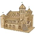 TowerRex King's Castle Palace D&D Terrain Buildings - DND Accessories for Dungeons & Dragons, Pathfinder, Warhammer, Tabletop Battle map Grid, Wargaming Terrain, Scenery kit for 32mm 28mm Miniatures