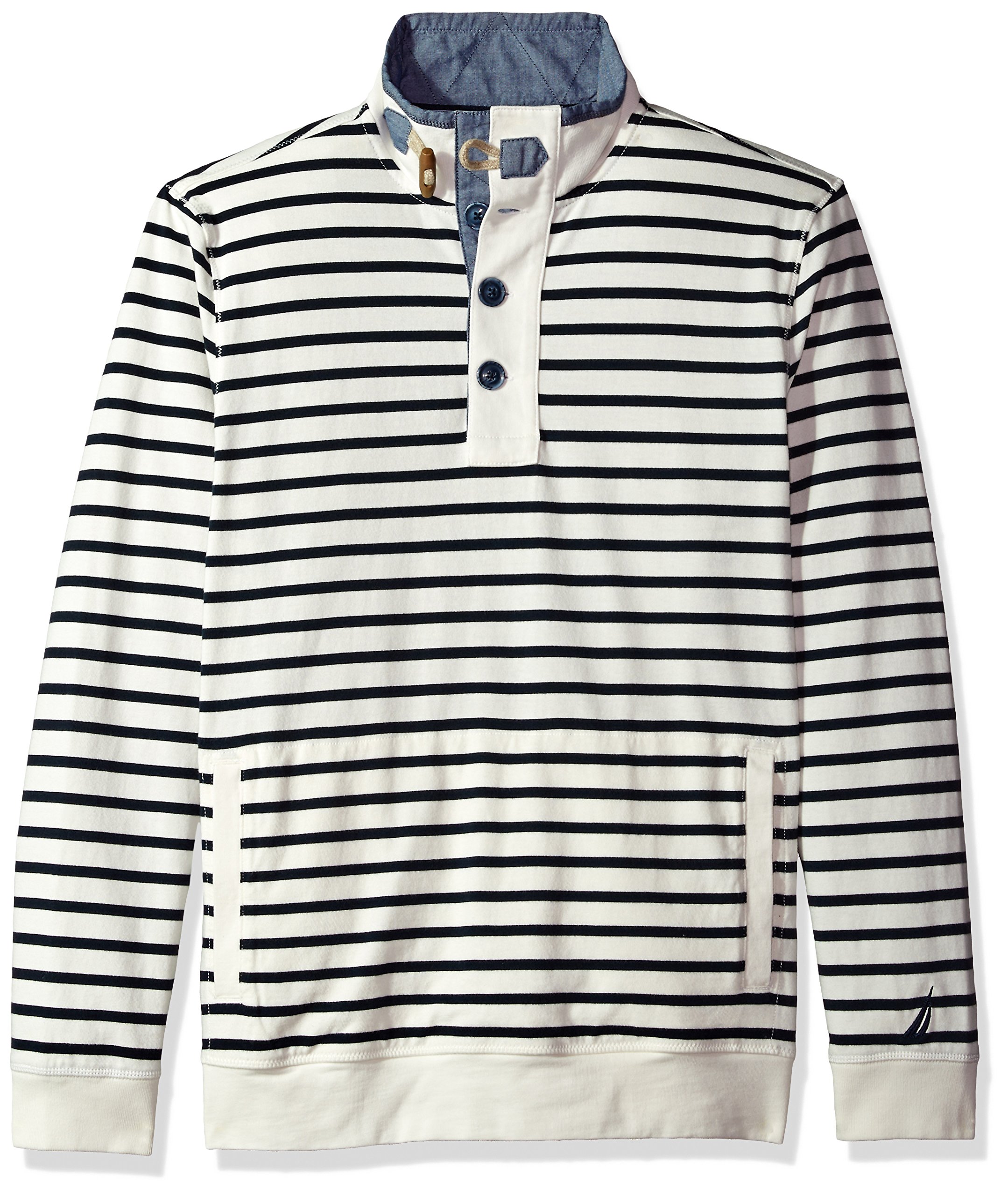 sweatshirt button down