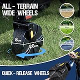Portal Folding Beach Trolley Camping Wagon Cart, 110kg Capacity, All-Terrain view 2