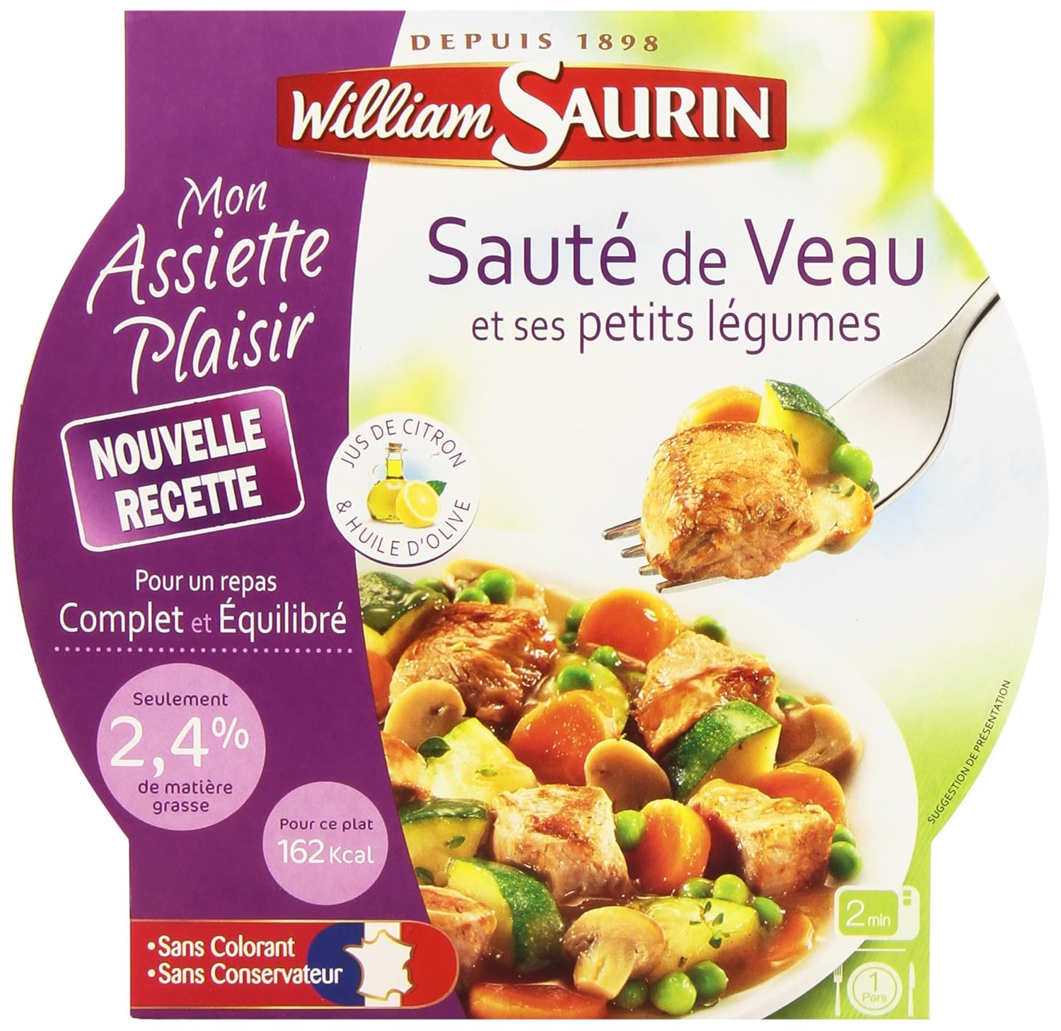 Amazon Com William Saurin Saute De Veau Et Ses Petits Legumes