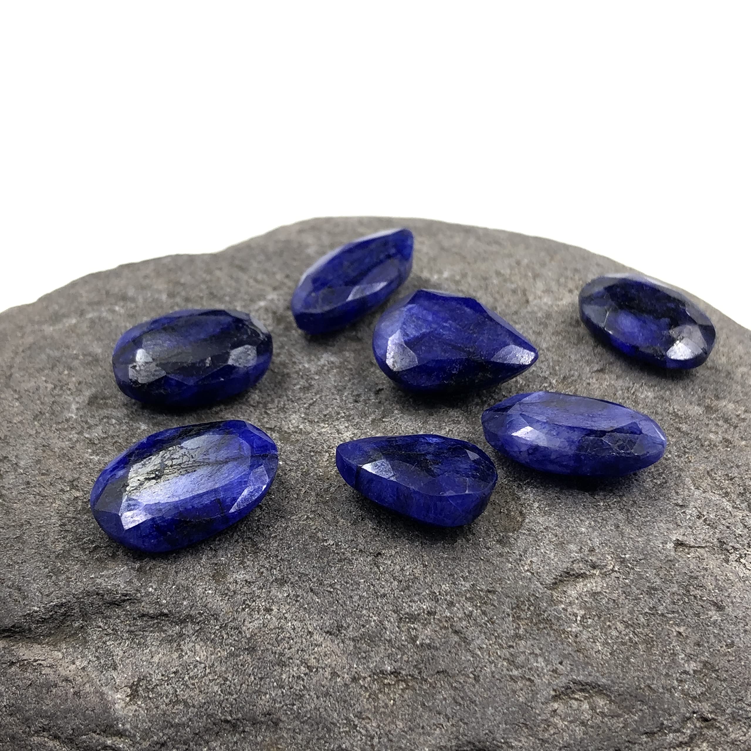 Shnaya Jewels Natural African Blue Sapphire 100.00 Ct Lot of 7 Pcs Mix Shape Gemstones, Blue Sapphire Gemstone Lot For Sale