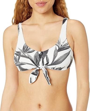 white tie bikini top