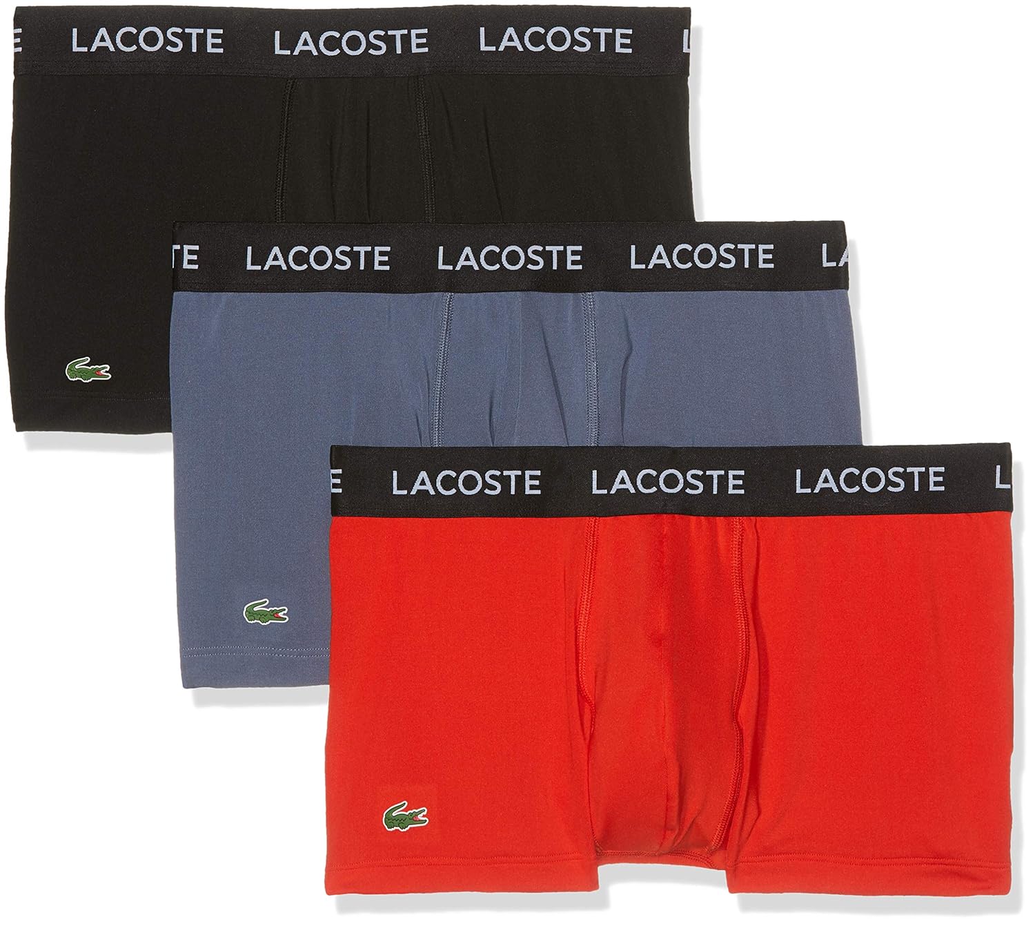 Lacoste Mens Microfiber Trunk Underwear Multipack Underwear Men
