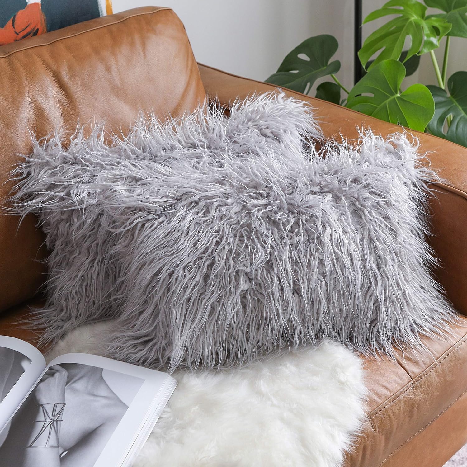 Kevin Textile Pack of 2 Decorative New Luxury Series Style Xmas Faux