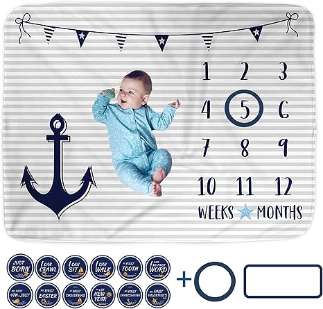 calendar baby blanket