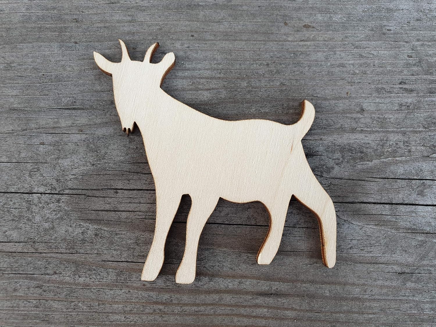 GOAT shape, Goat cutout, Animal wooden 