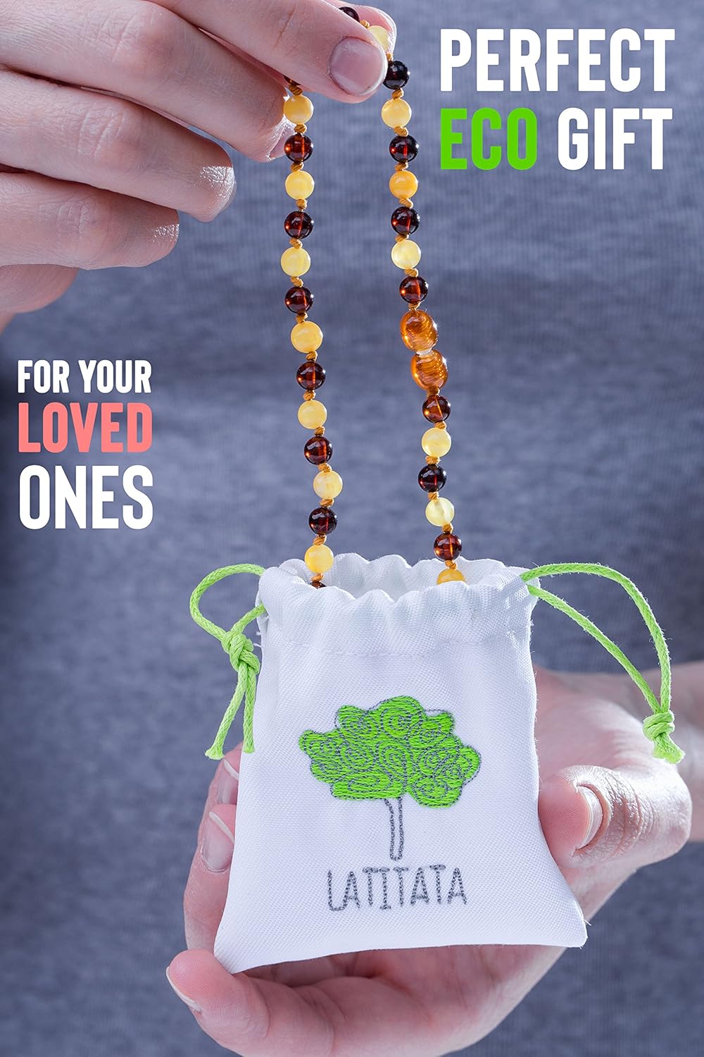 organic teething necklace