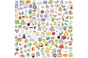 FIINTRWA 20/60 Mixed Enamel Brooch Bulk Set,Lapel Badges, Cartoon Plant Enamel Pin Sets, Funny Enamel Pins Bulk Set Cool Button Pins Aesthetic Brooch Lapel Pins Anime for Backpacks, Bag, Jacket, Kids, Girls, Festival Present