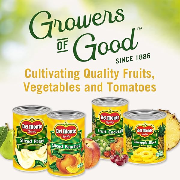 DEL MONTE CANNED SLICED PEACHES, 14.5 OUNCE