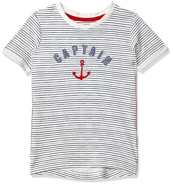 Baby Boys Striped Regular Fit T-Shirt