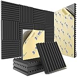 12 Pack Sound Proof Foam Panels for Wall with Self