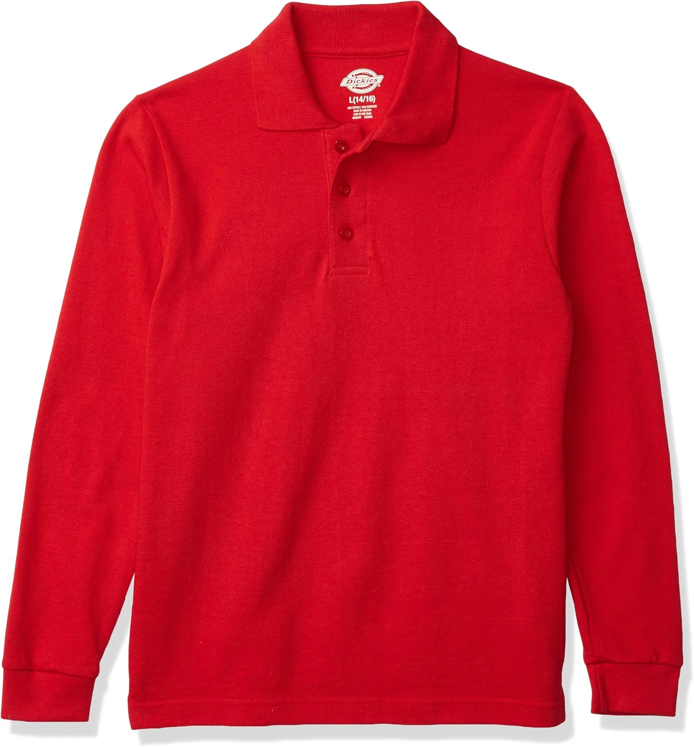 Dickies Mens Burgundy Polo Shirt main image 1