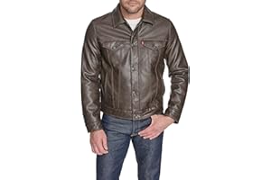 Levi's Men's Faux Leather Classic Trucker Jacket