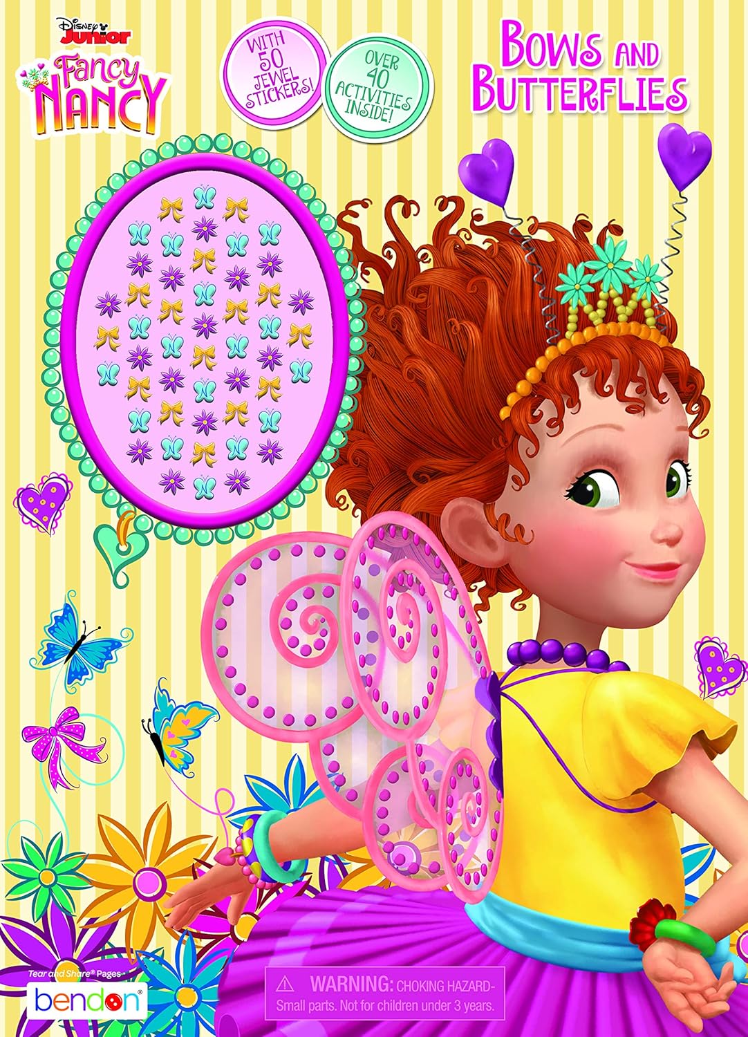 Fancy Nancy Bendon 45647 Activity Book with Jewel Stickers