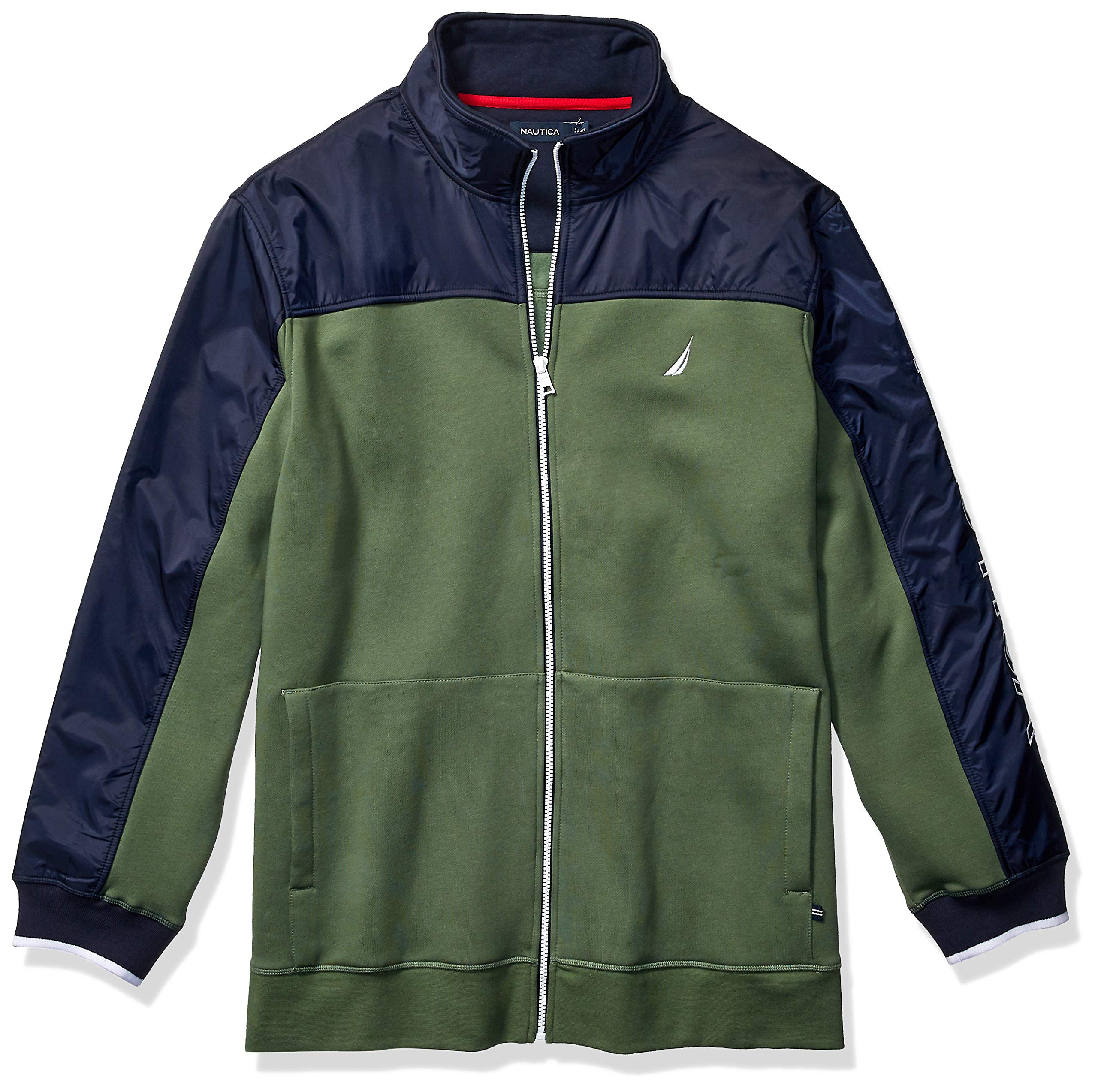 Nautica Men's Big and Tall Fleece Track Jacket Nautical Fashions