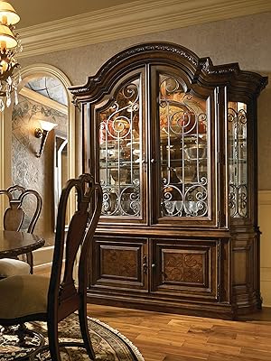 Universal Furniture Bolero China Cabinet in Old World