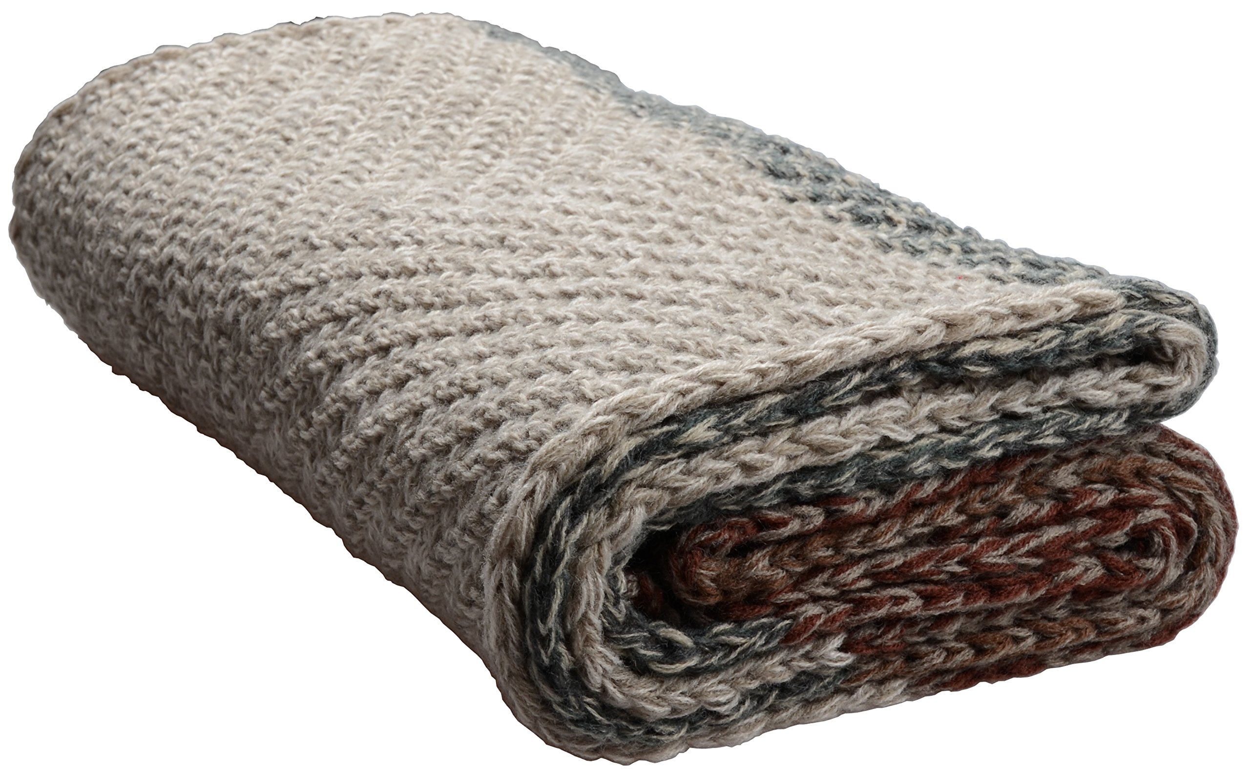 Women Men Winter Thick Cable Knit Wrap Chunky Warm Scarf All Colors Cont Brown K