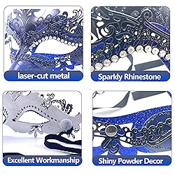 Geek-M Masquerade Mask for Women/Men, Fancy Party