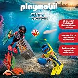 Playmobil City Action Police Diver with Treasure 72078 2 Figures Underwater view 3