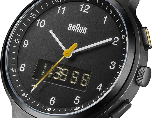 braun analog digital watch