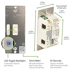 Enbrighten Almond Z-Wave Plus Smart Light Switch