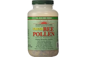 YS BEE FARMS Y.S. Organics Fresh Bee Pollen Whole Granules, 8 Ounce