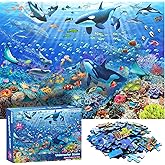 Puzzles for Kids Ages 4-8 6-8 8-10 Year Old - Underwater Scene - 100 Pieces Jigsaw Puzzle for Kids Learning Educational Puzzl