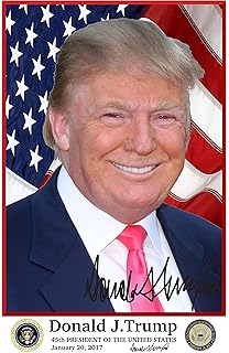 Amazon.com : Presidential Portrait of President Donald J. Trump, 8 ...