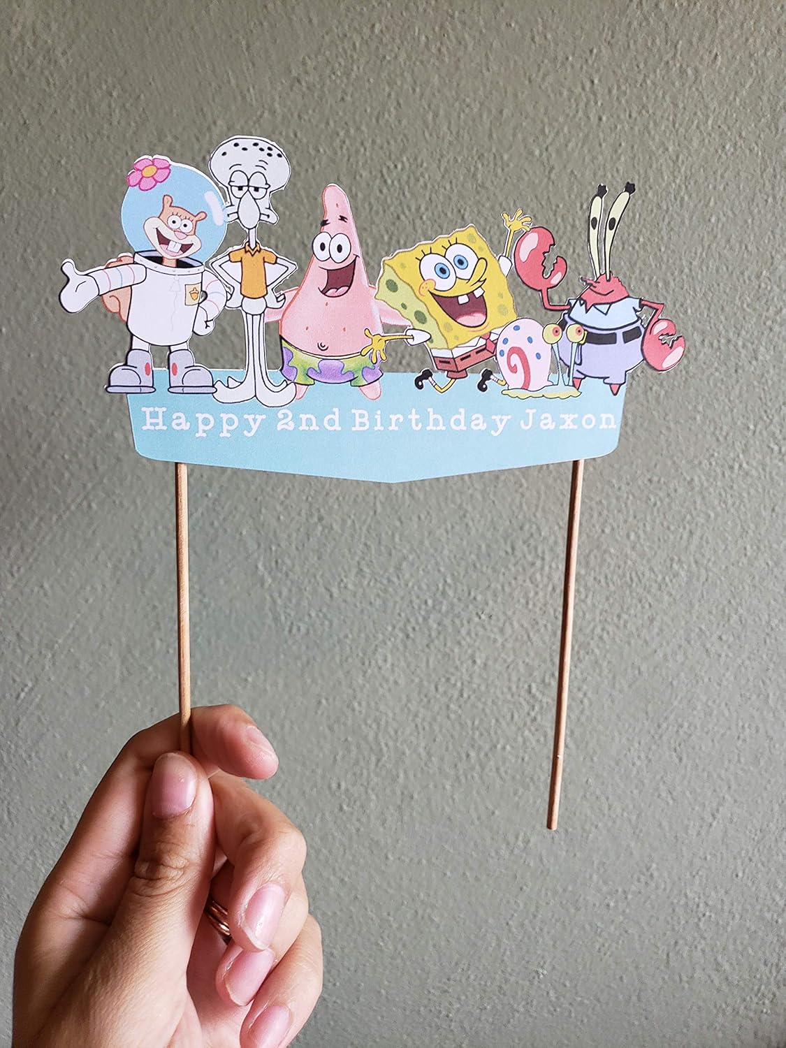 Amazon Com Spongebob Cake Topper Spongebob Birthday Party Decor