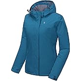 Little Donkey Andy Women's Waterproof Ski Snowboarding Jacket Windproof Warm Coat with Detachable Hood