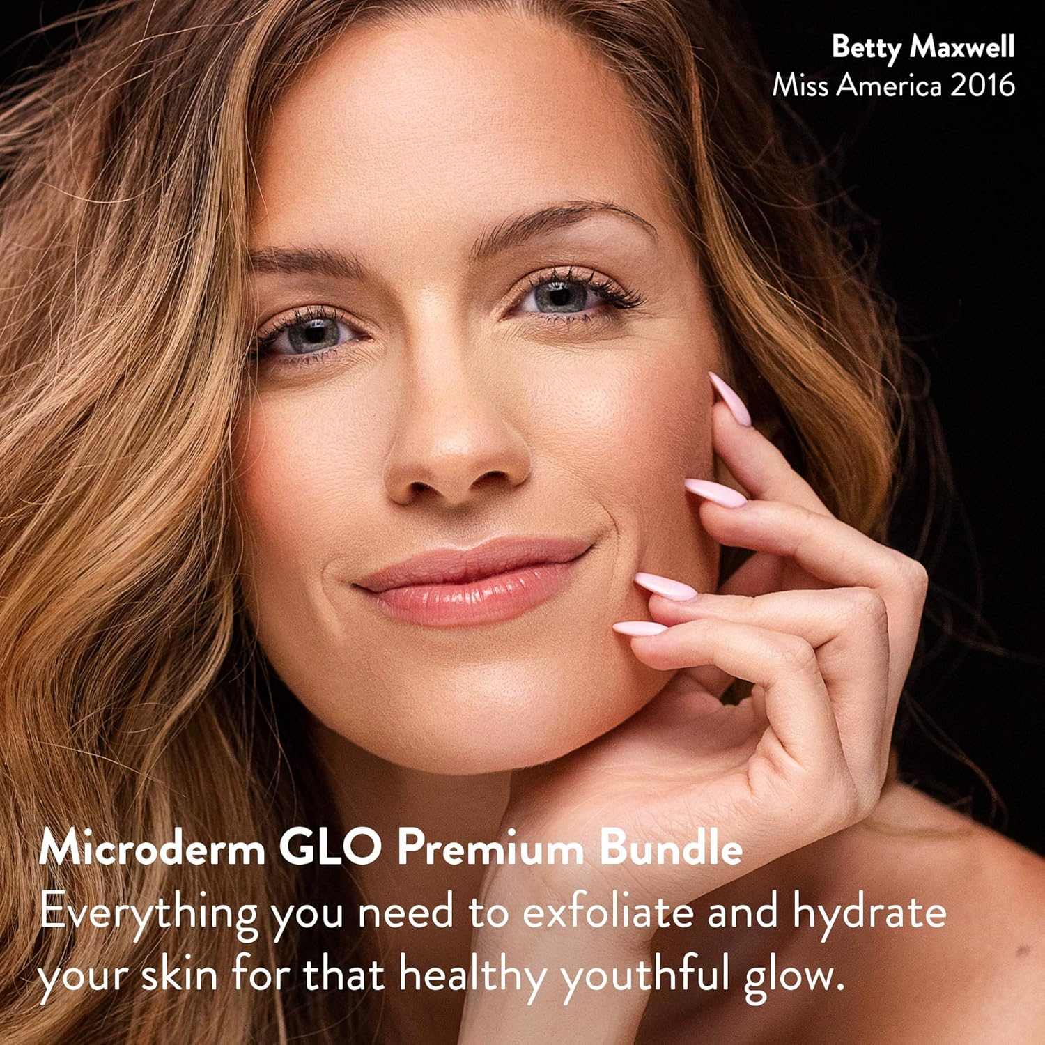 Microderm GLO Premium Skincare Bundle Includes Diamond Microdermabrasion System, 10mm Filters 100 pack, Peptide Complex Serum. Best Anti Aging Treatment Blackhead Remover and Pore Vacuum Kit (White): Beauty