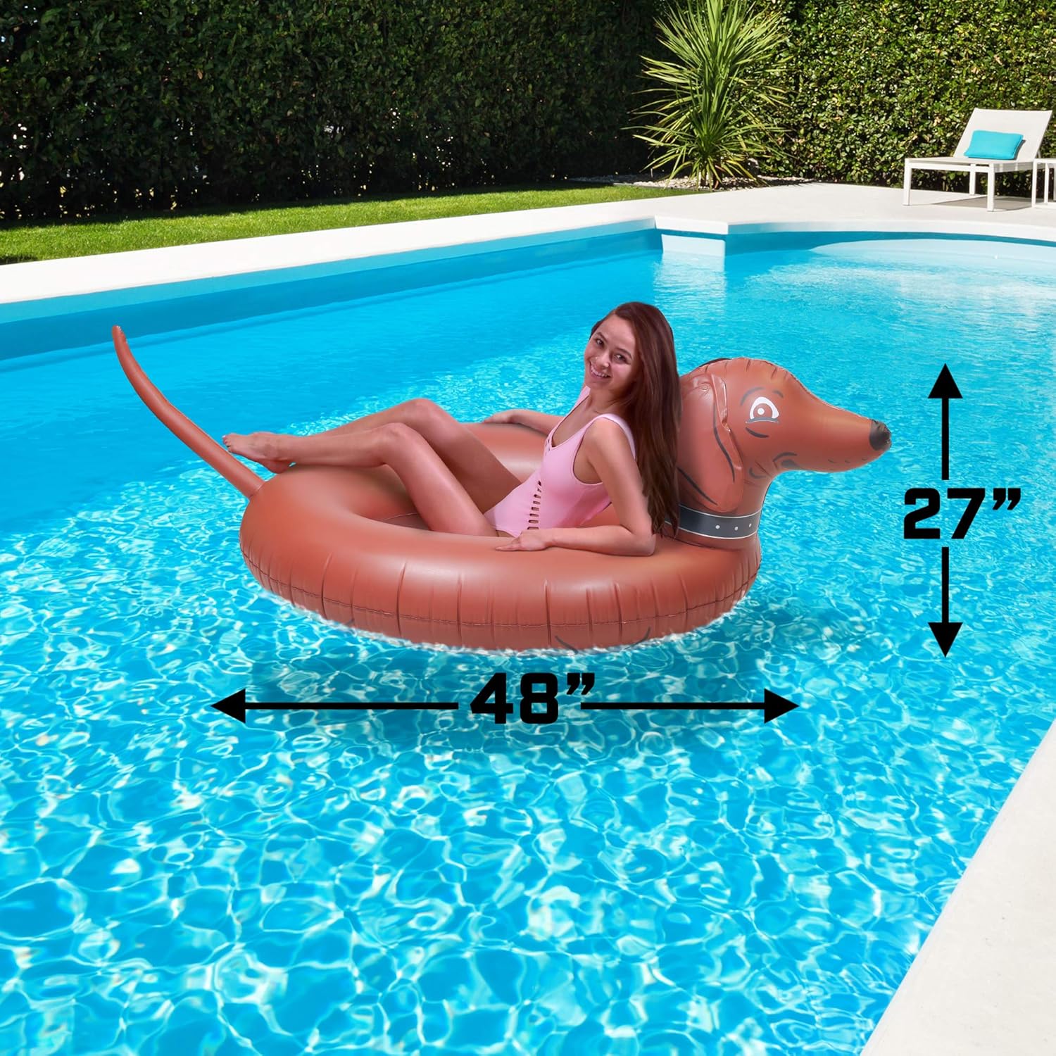 dachshund pool float amazon