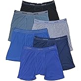 ToBeInStyle Men's Pack of 3 Solid Print Boxer Briefs