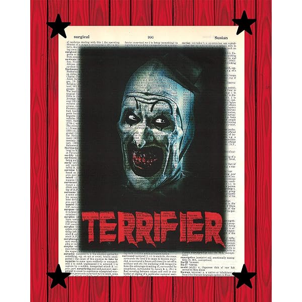 Terrifier タペストリー アート ホラー映画 Amazon.com: Art The Clown Terrifier Movie Print Art The Clown