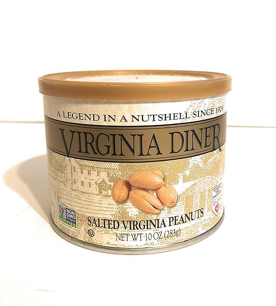 VIRGINIA DINER SALTED PEANUTS – 10 OUNCE CAN