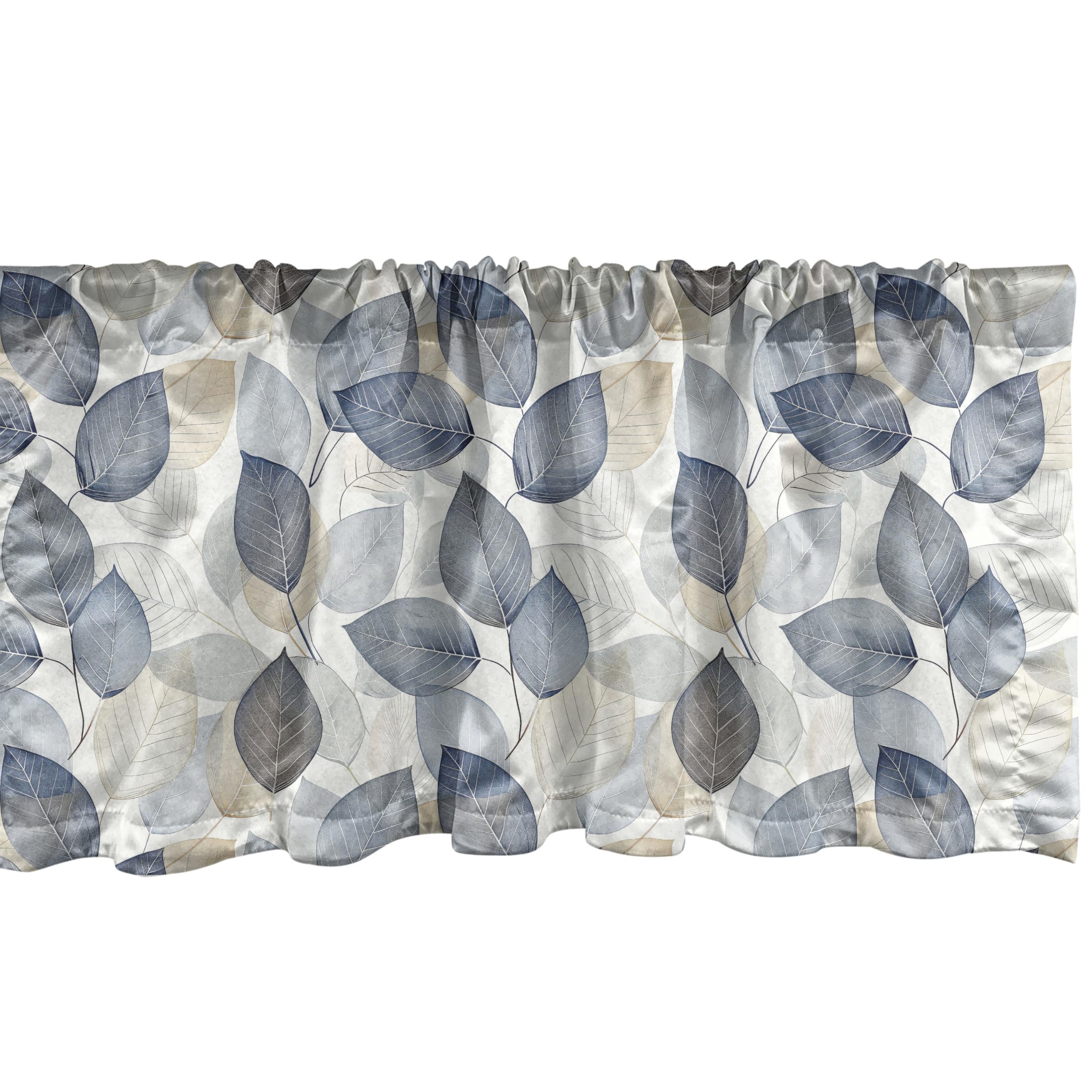 Ambesonne Autumn Leaves Window Valance Pack of
