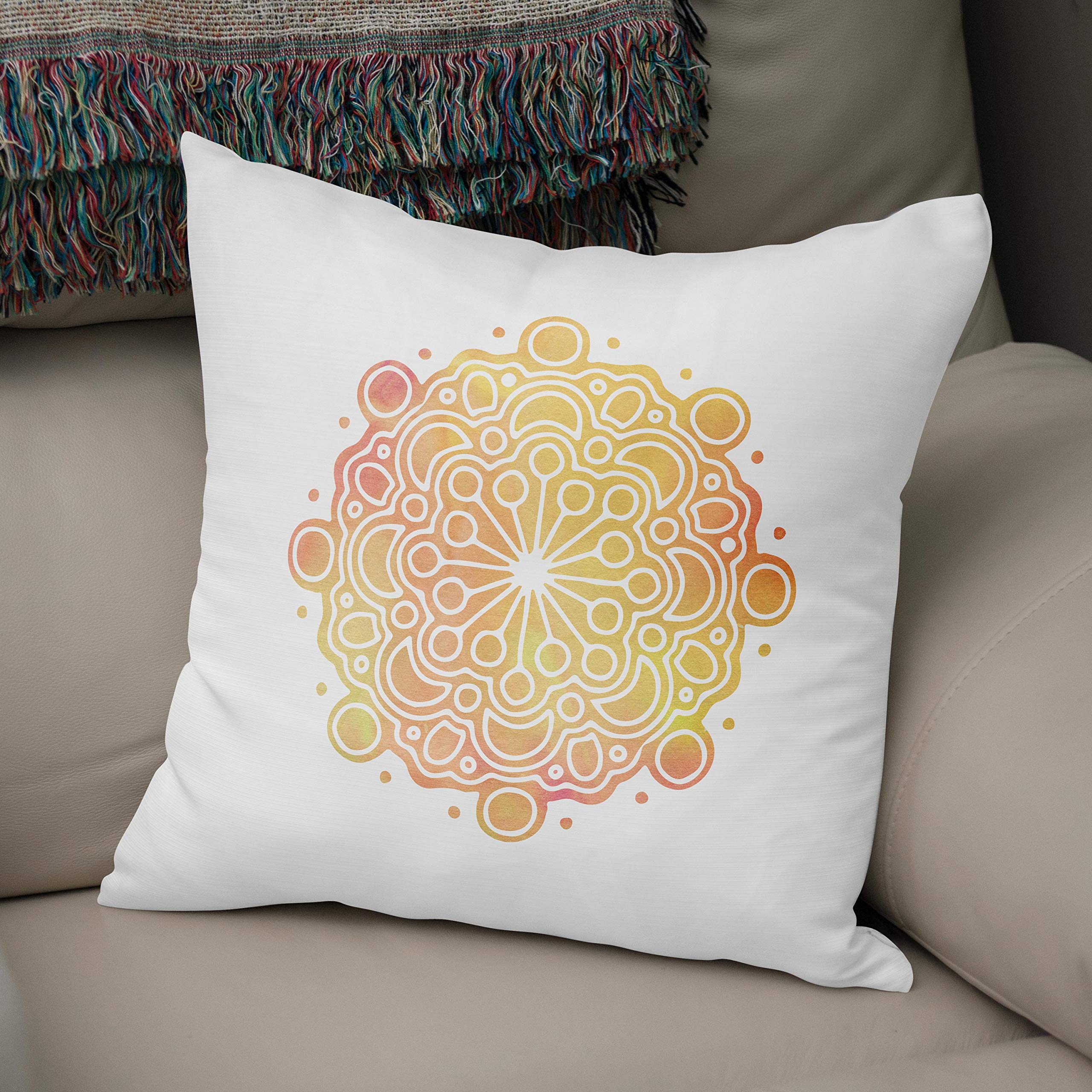 Bonamaison, Decorative Cushion Cover - 50% Cotton 50% Polyester - 43x43cm - Designed and Manufactured in Turkey