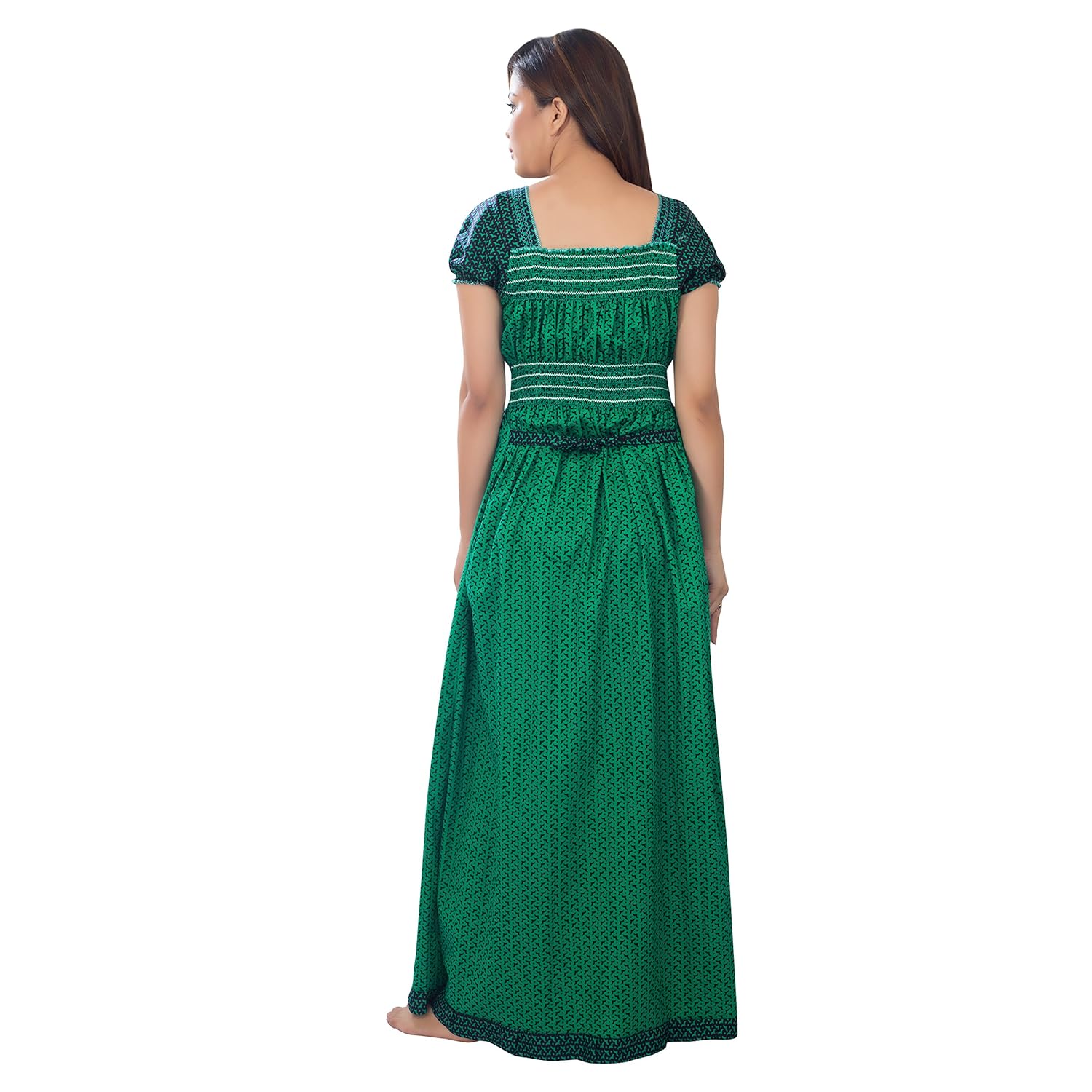 pretty awesome women's cotton smoking nightdress//nightwear/nighty d no.ptas3000