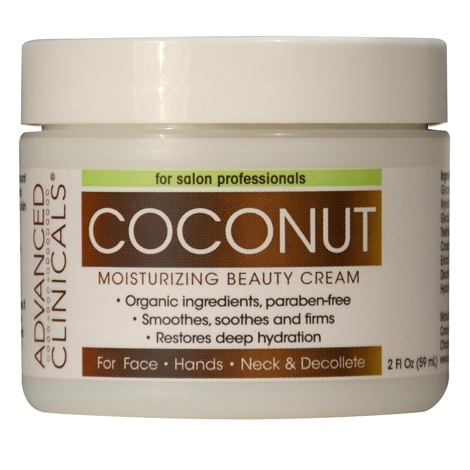 coconut face moisturiser