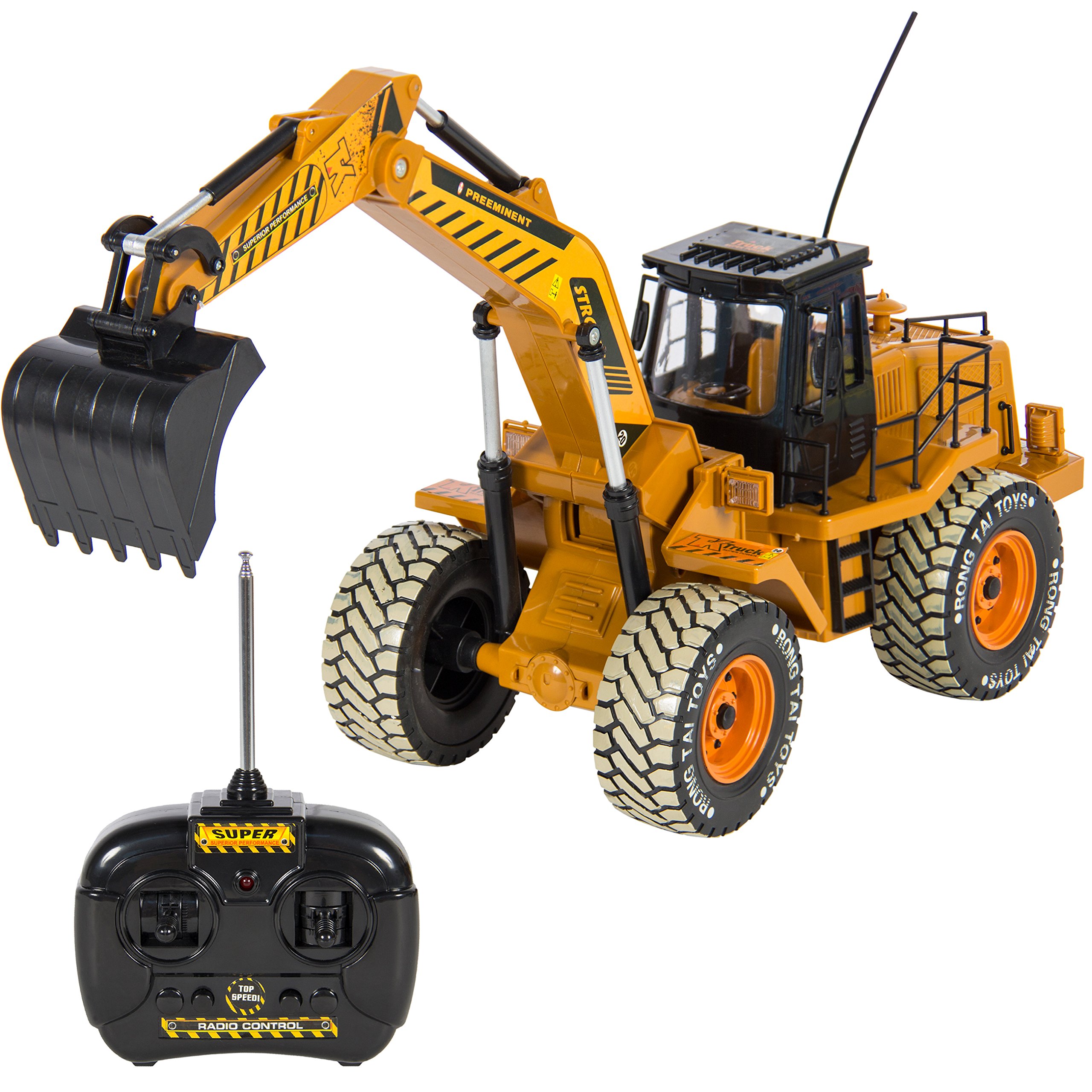 Best Choice Products 110 Scale RC Excavator Tractor Digger