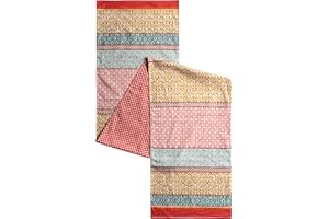 Maison d' Hermine Table Runner 100% Cotton Double Layer Table Runners 72 inches Long Decorative for Home Kitchen Dining Party Baby Shower Wedding Bridal Shower Spring Summer (Provence, 14.50" x 72")