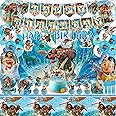Birthday Decorations, Party Decoration Supplies include Balloons Arch, Tablecloth, Backdrop, Cake Cupcake Toppers,